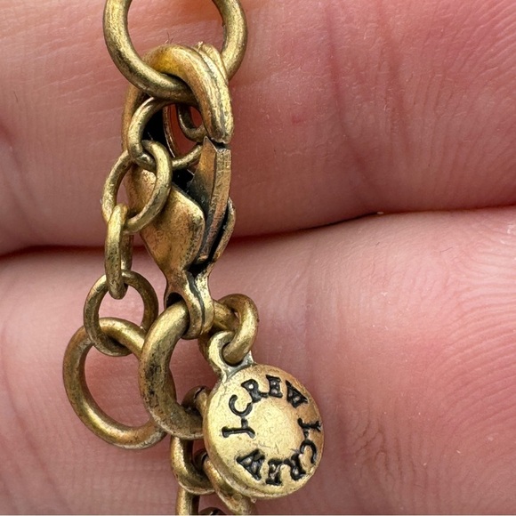 J.Crew Crystal Flower Statement Necklace 18–22” - Picture 4 of 6